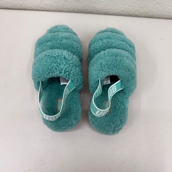 Ugg Oh Fluffita Platform Curly Sheepskin Slippers Shoes 1120876 Womens size 7 - Picture 4 of 10